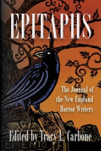 Cover of the New England Horror Writers' first anthology, Epitaphs.