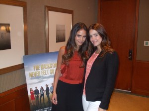 Dallas stars Jordana Brewster and Julie Gonzalo. Photo by Jason Harris.