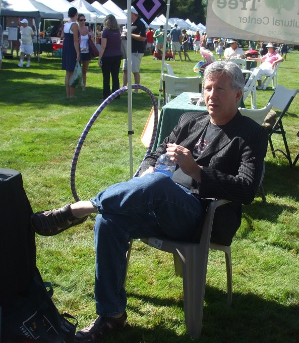 DSCF4135 Author Alan Kessler at the NEHW booth. Photo by Jason Harris