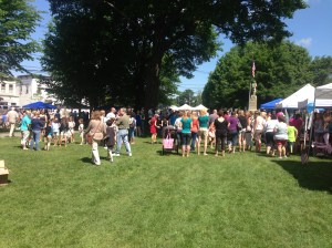 The crowds at the 32nd Tag Sale.