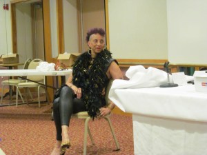 Bram Stoker winning poet Linda Addison being roasted.