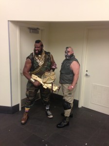 Mr. T and Bane.