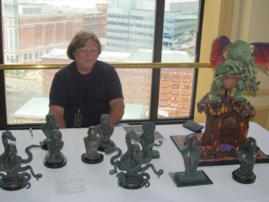 Sculptor Larry Elig