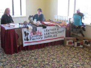 The Tandy Leather Factory table.