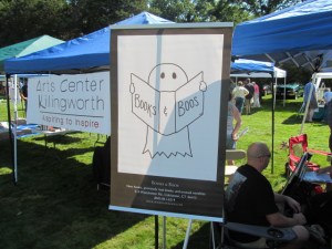 The Books & Boos tent.