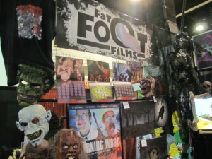 The Fat Foot Films booth.