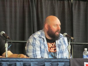 Author Joe Knetter at the Writer's Studio panel.