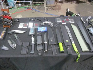 Items on the TL Smokeshop table.