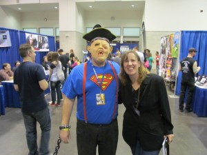 Author Stacey Longo with Sloth.