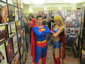 Superman and Supergirl.