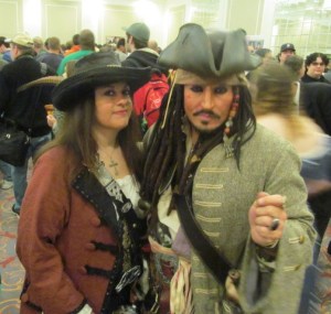 Jack Sparrow and companion.