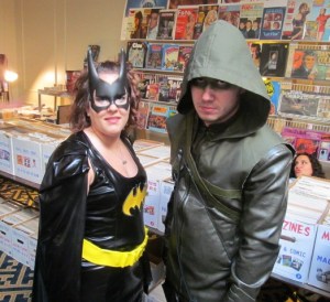 Batgirl and Green Arrow.