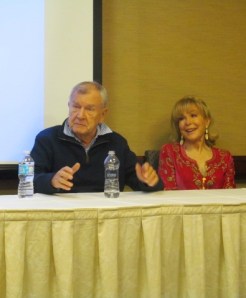 I Dream of Jeannie actors  Bill Daily and Barbara Eden.