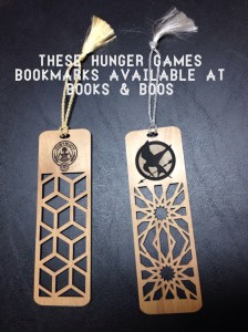 Hunger Games bookmarks.