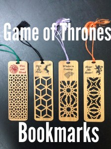 Game of Thrones booksmarks.