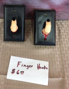 Finger hooks.