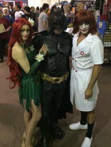Poison Ivy, Batman, and the Joker.