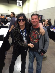 Musician Richie Scarlett and author Rob Watts. 