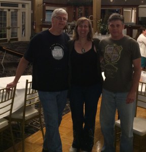 Authors Michael Evans, Stacey Longo, and Kurt Newton.