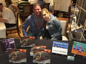 Authors Rob Watts and Susan Saunders.