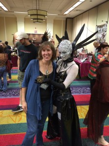 Stacey Longo with Lady Pinhead.
