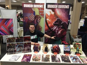 Comic book writer Brandon Barrows.