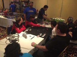 The gaming room at Vermont Comic Con.