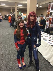 Spider-woman and Black Widow.