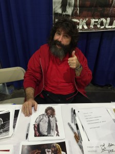 WWE star and author Mick Foley.