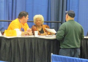 Actress Nichelle Nichols (Star Trek: The Original Series).