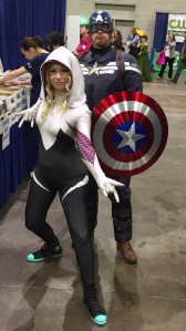 Spider-woman and Captain America.