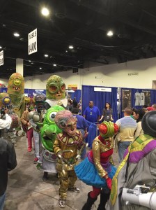 The alien marching band.