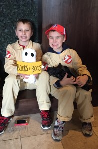 BB hanging with the Ghostbusters.