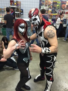 Wrestler The Devil's Reject and friend.