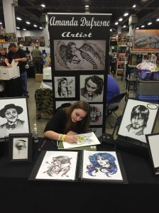 Artist Amanda Dufresne.