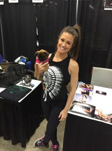 Wrestler Brooke Adams.