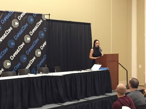 Voice actress Erica Schroeder.