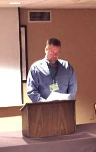 Author James A. Moore.