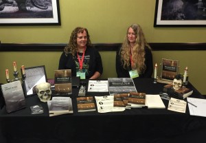 The Macabre Maine, a publishing project, table.