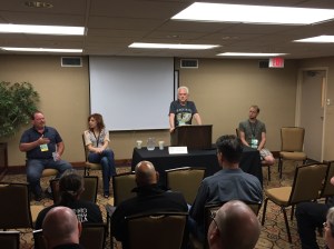 Author Gene O'Neill Autobiography in Fiction panel.