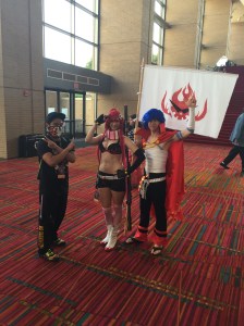 Characters from Tengen Toppa Gurren Lagann.