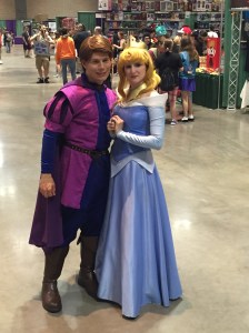 Prince Charming and Cinderella.