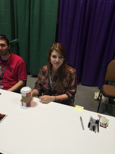 Actress and author Amber Benson.