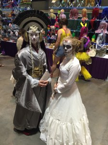 Queen Amidala and friend.