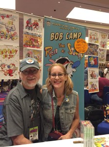 Comic book artist Bob Camp and Michelle Ford.