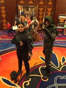 Green Arrow and fellow archer.