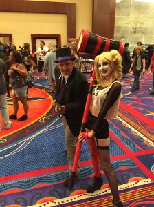 The Penguin and Harley Quinn.