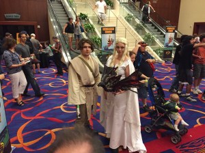 A Jedi and Game of Thrones' Daenerys Targaryen. 