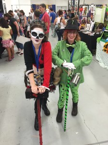 Harley Quinn and The Riddler.