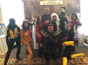 Me with Wolverine and the Montreal X-men.